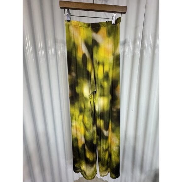 Bryn Walker Wide Leg Flood Pants Size Small Cross-Dye Iridescent Linen Pockets - Picture 5 of 6